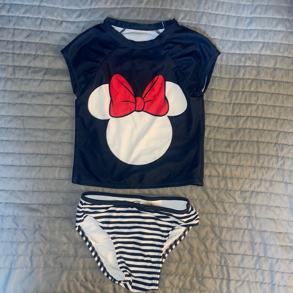 Girls Minnie Mouse swimsuit